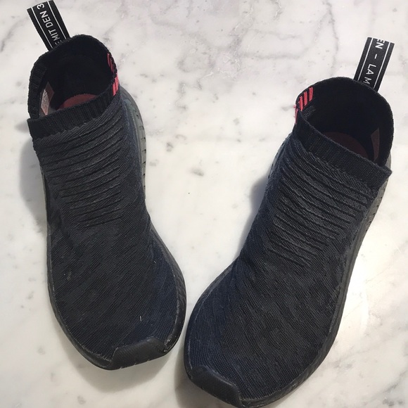 adidas NMD CS2 Triple Black Shock Pink adidas NMD CS2 Triple Black Shock Pink